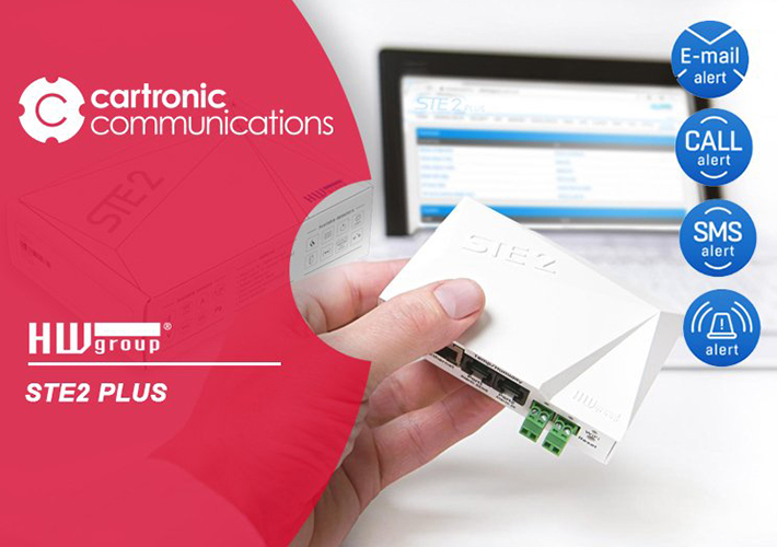 foto STE2 Plus, nuevo dispositivo de HWgroup de monitorizacion profesional.
